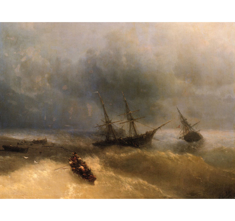 The Shipwreck, 28" H x 37" W