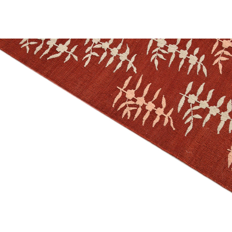 Tapis rouge rouille 5 x 8 Pinkerton