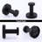 3 - Piece Bathroom Hardware Set Towel Ring Set with Towel Hooks-91973400