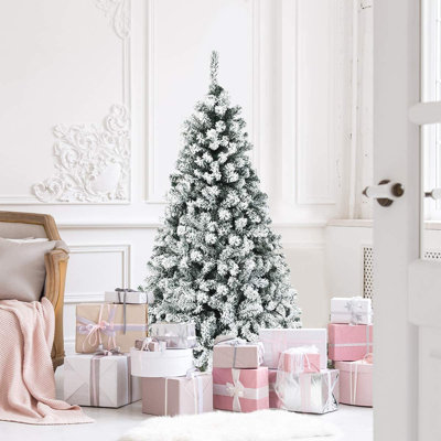 Artificial Christmas Tree 180 cm Green with 250 LED Lights