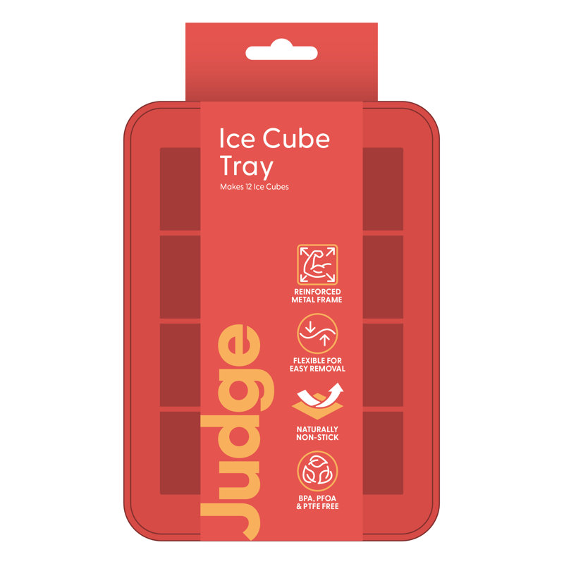Judge Silicone, Ice Cube Tray, Berry, Berry