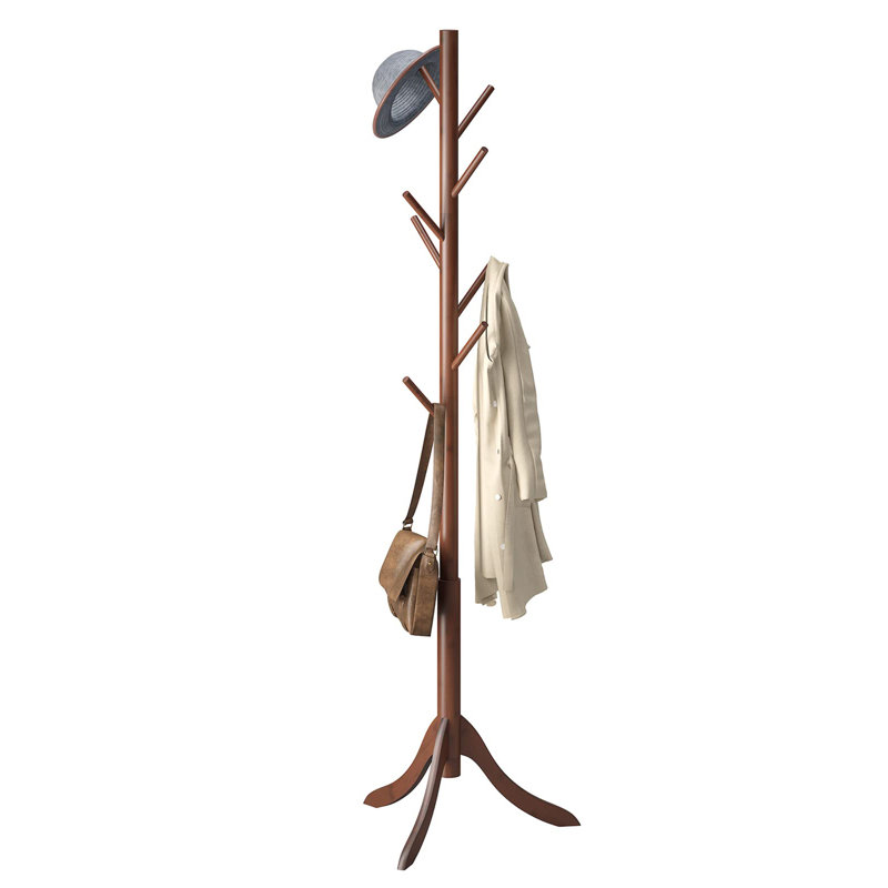 Bamboo Coat Rack, Brown
