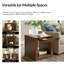 Table de bout moderne en bois l 24 po avec 1 tiroir caché Casella-1254905826