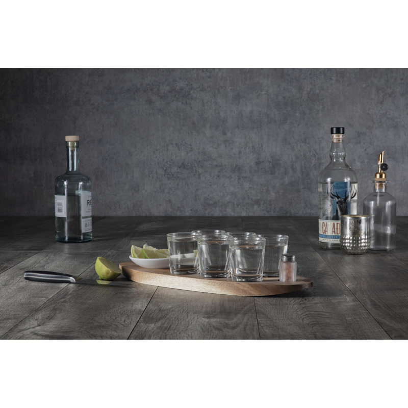 Cantinero Shot Glass Set with Serving Tray
