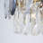 6-Light 23.6" Dimmable Tiered K9 Crystal Chandelier, Gold Modern Pendant Light for Dining Room, Living Room