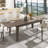 Dining Table , 106.3 In  Large Extendable Kitchen Table