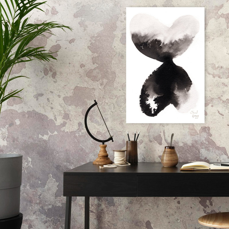 Contemporary Art Abstract Contemporary Wall Art by Janel Bragg - Wrapped Canvas Print, 60.96 cm H x 40.64 cm W