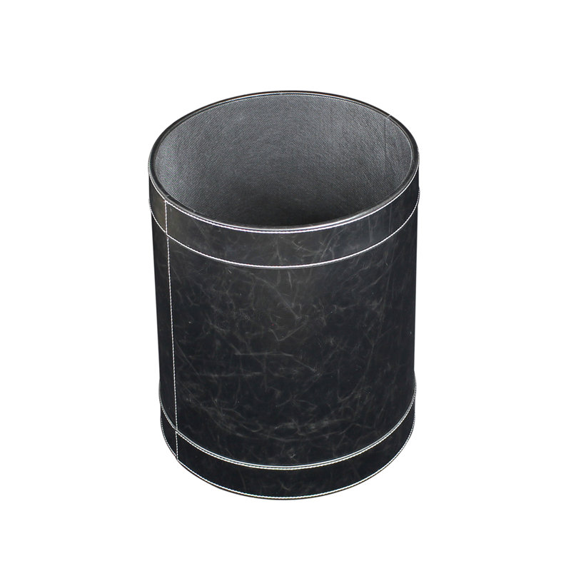Vintage 1.3 Gallons Waste Bin, Black