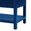 Console d'entrée bleu marine avec rangement pratique et tablettes réglables pour des solutions personnalisées-1298624392