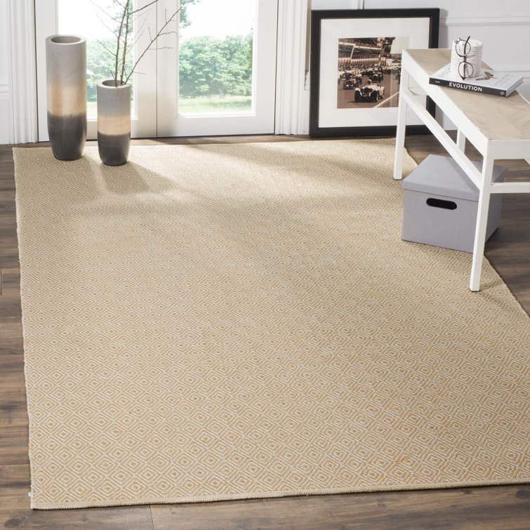 Dryden Hand Woven Cotton Geometric Rug
