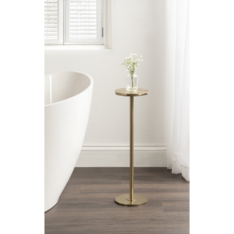 Pianka Cast Aluminum Round Drink Table