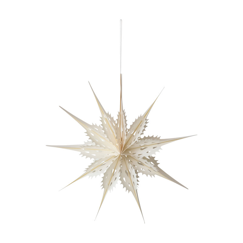 Recycled Paper Folding Snowflake Ornament