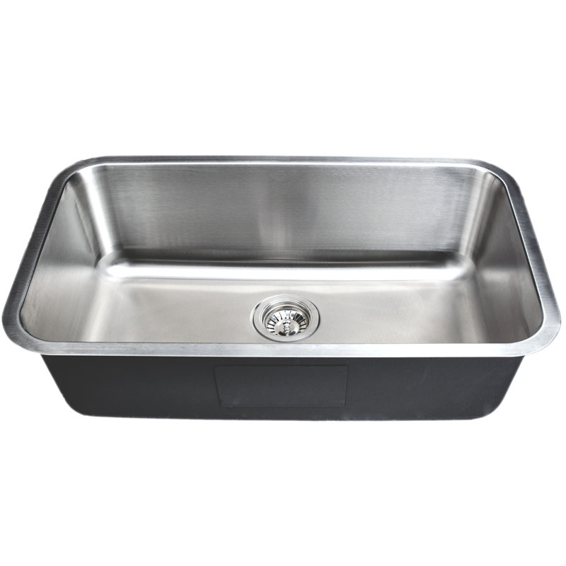 Évier de cuisine avec crépine et grille d'évier encastrable L 30 po x l 18 po Craftsmen Series