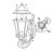 Modern Rustic Aluminum Outdoor Wall Lantern with Dusk to Dawn Sensor Waterproof Die-Cast Metal Light for Porch Garage Patio - Clear Glass E26 Base Included
