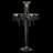 35'' H Crystal Floor Candelabra