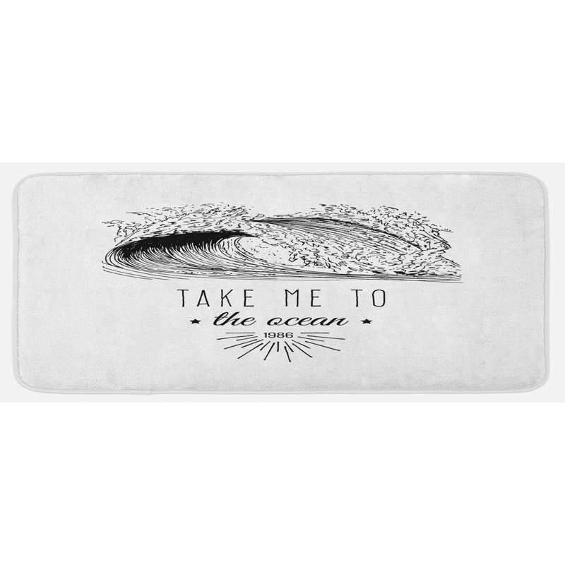 Tapis de plage Beach Saying