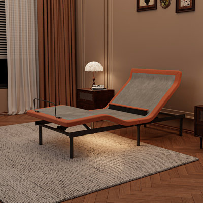 Adjustable Bed Frame Only, Head And Foot Lift, Lumbar Support, Head-Pillow-Tilt, Massage, Under-Bed Lights, USB & Type C Ports, Memory Positions, Zero Gravity, E6000 Series