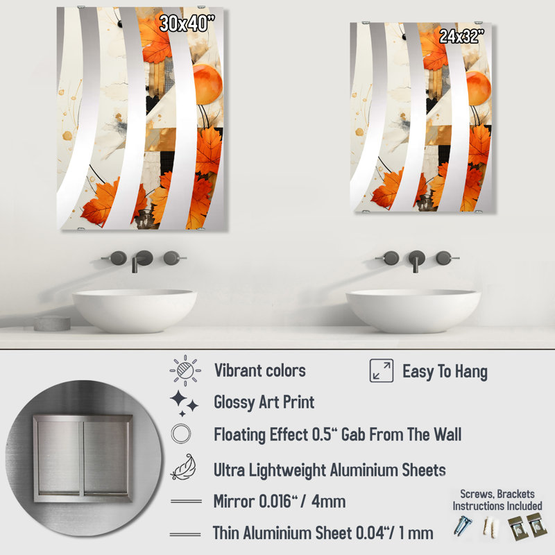 Miroir mural Saiz, 32 po x 24 po