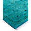 Overdyed Hand-Knotted Wool Modern-Contemporary Blue Area Rug 2' 8" x 4' 1"