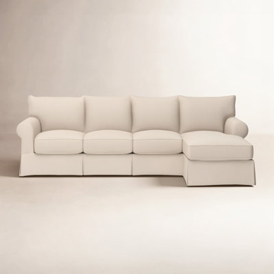 Amari Slipcovered Chaise Sectional