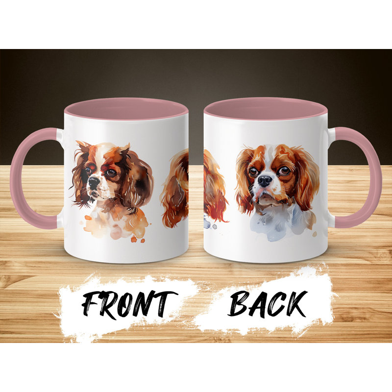 Cavalier King Charles Spaniel Design 11oz Coffee Mug, 3