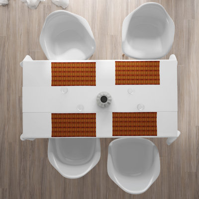 Polyester Geometric Rectangle Placemat