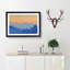 Sunrise over the Mountains in Abstract - Picture Frame Graphic Art Print-55724369-55724370