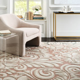 Chantilly Hand-Tufted Cut/Loop Pile Recycled Indoor Rug Paisley