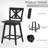 Luvine Swivel Solid Wood Counter Stool-335806296-335806298
