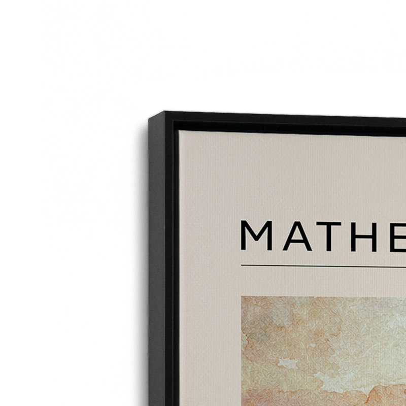 «Mather Point, Grand Canyon», reproduction d'art sur toile, Cadre flottant noir satiné, 24 po x 36 po