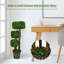 36'' Faux Boxwood Topiary in Cement Pot-1994624302-1978245095