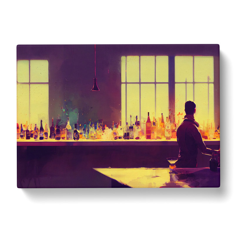 Cocktail Bar Vol.1 - Wrapped Canvas, 50cm H x 76cm W x 3cm D