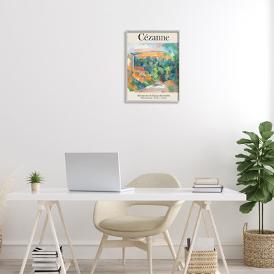 Affiche traditionnelle de paysage Cezanne par Jacob Green - Peinture