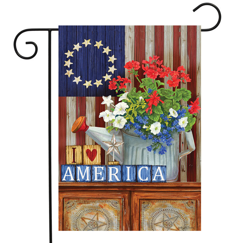 Drapeau de jardin patriotique Americana