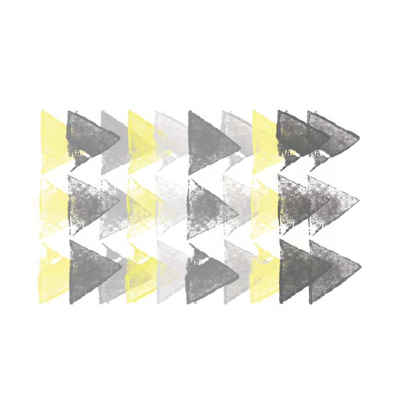 Triangle Slow Motion - Wrapped Canvas Art Prints, 30cm H x 46cm W x 3.8cm D