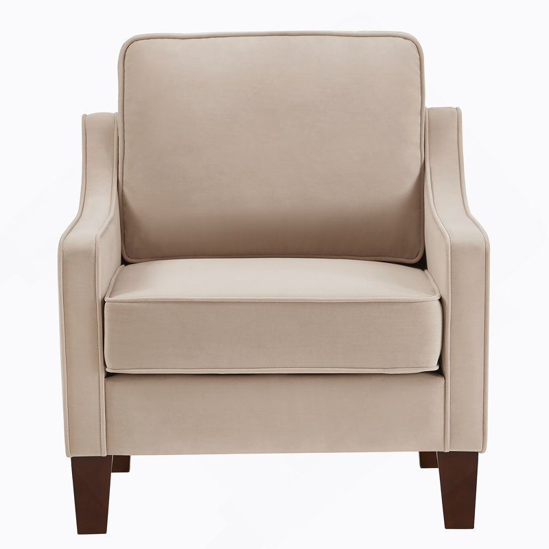 Fauteuil moderne, fauteuil simple de salon, Taupe