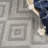 Foundry Select Versatile Diamond Silver Gray Indoor/Outdoor Area Rug-1400308633