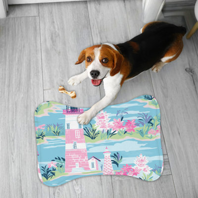 Classy Coastal Beacons - Tapis d'alimentation en os 1 pièce