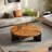 Retro round coffee table-1814287783