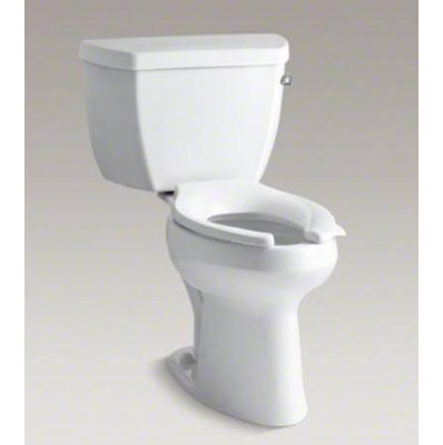 Highline Classic Comfort Height 2 Piece Elongated 1.0 GPF Toilet with Pressure Flush Technology