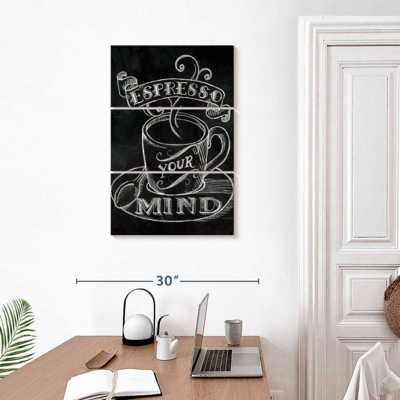 Yarlin Espresso Your Mind No Border, H 32 po x l 20 po
