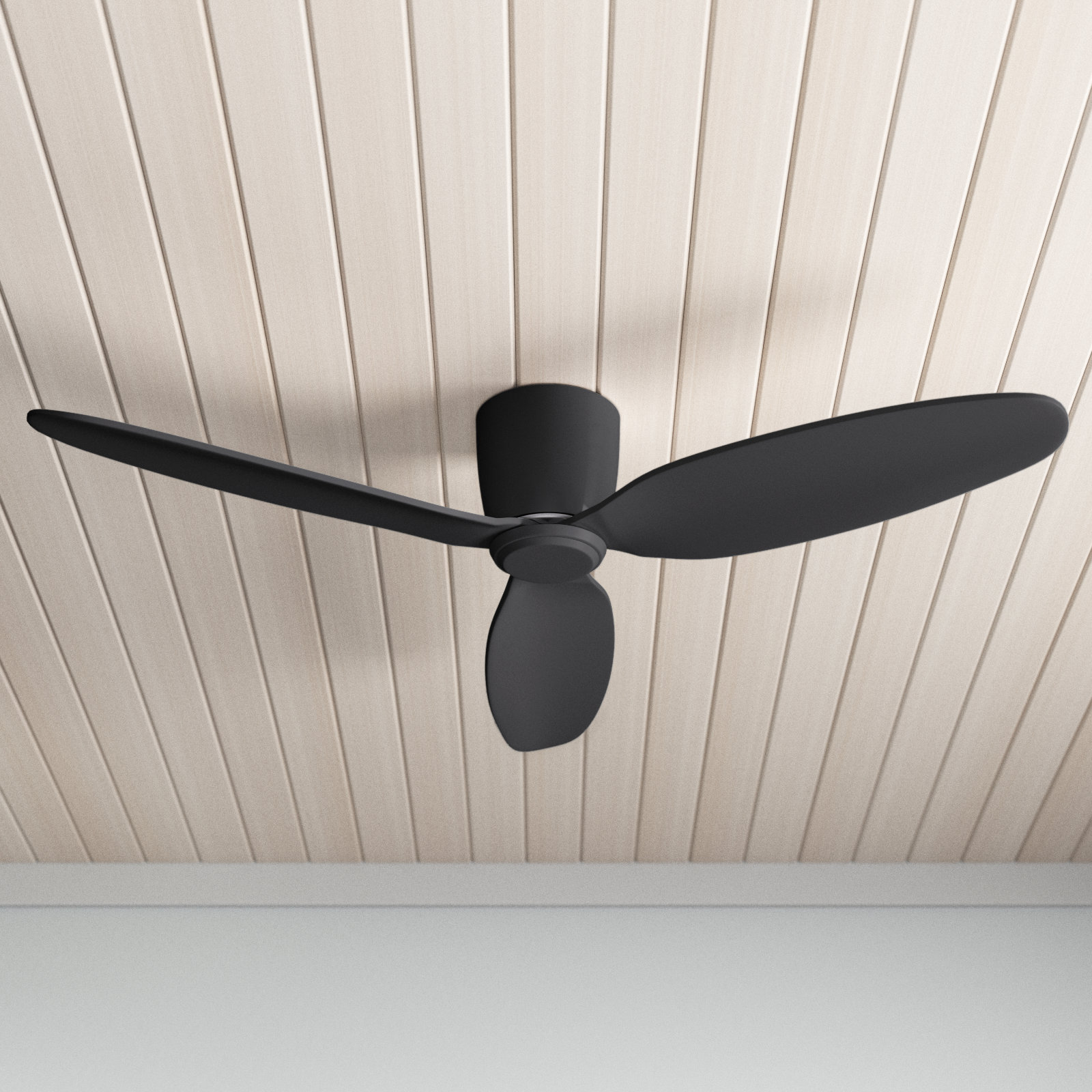 Hardy 52" Ceiling Fan, Black