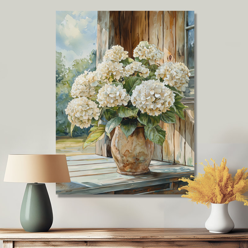 Barraclough - décoration murale florale, Toile tendue, Ne s’applique pas, H 32 po x l 24 po