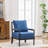 Accent Chair With Turned Wood And Solid Frame-1731412528