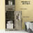 Narrow Cabinet,Tall Slim Bathroom Storage Cabinet-2107370834