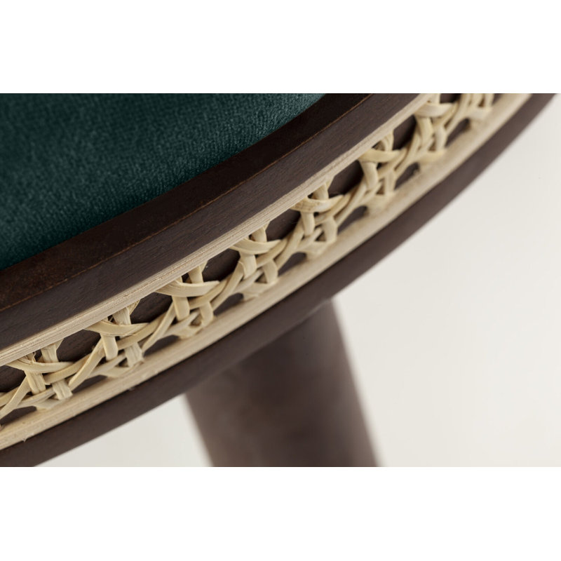 Alma Upholstered Dining Chair, Duck Velvet