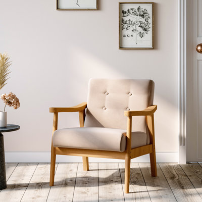 Courtney Upholstered Linen Armchair