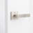 Groove Satin Nickel Double Dummy Modern Door Lever-71089086-71089077-71450803