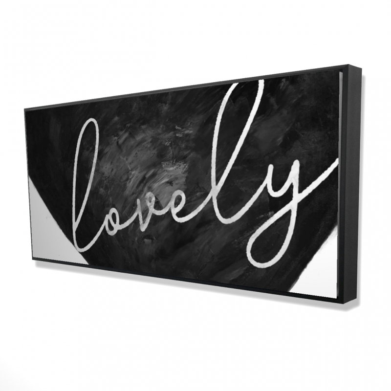Lovely - 24"x48" Framed canvas