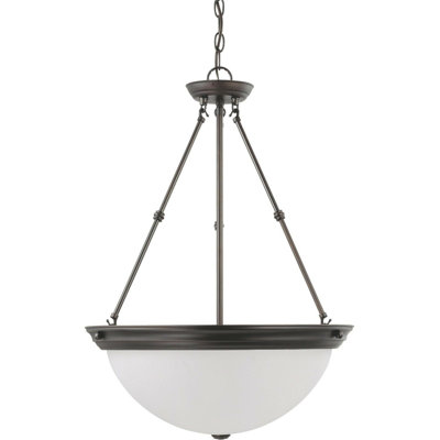 Luminaire suspendu bol unique à 3 lumières Marwan